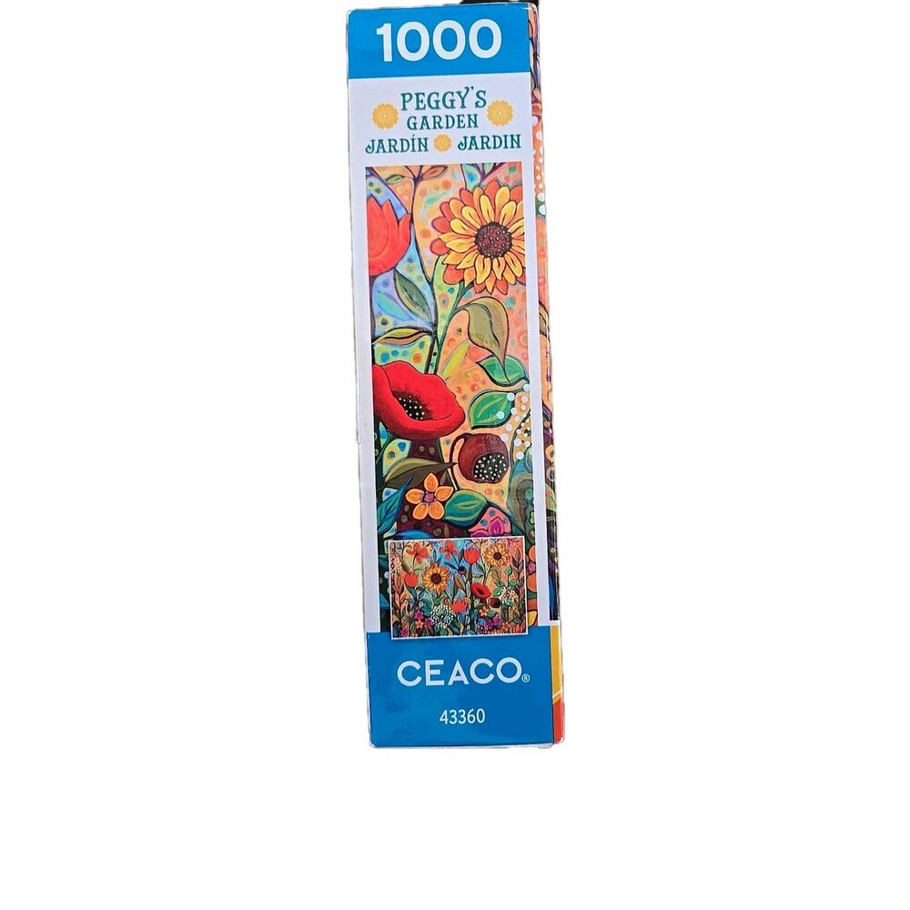 3/$25 Peggy's Garden 1000-Piece Puzzle - Multicolor - Picture 3 of 4